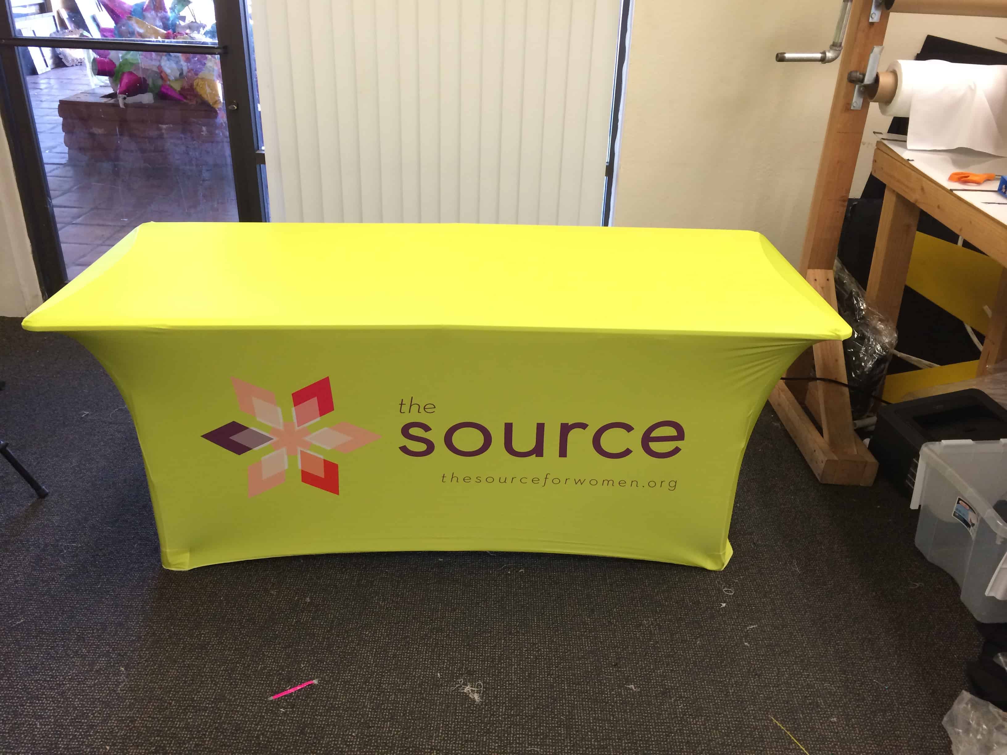 Printed Spandex Table Covers