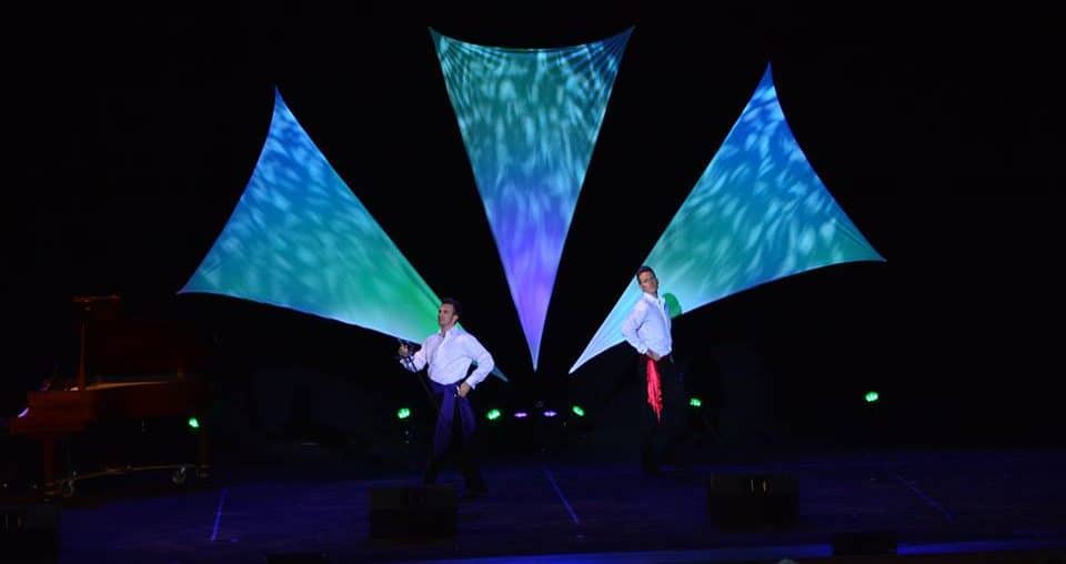 spandex sails and stretch shapes for events