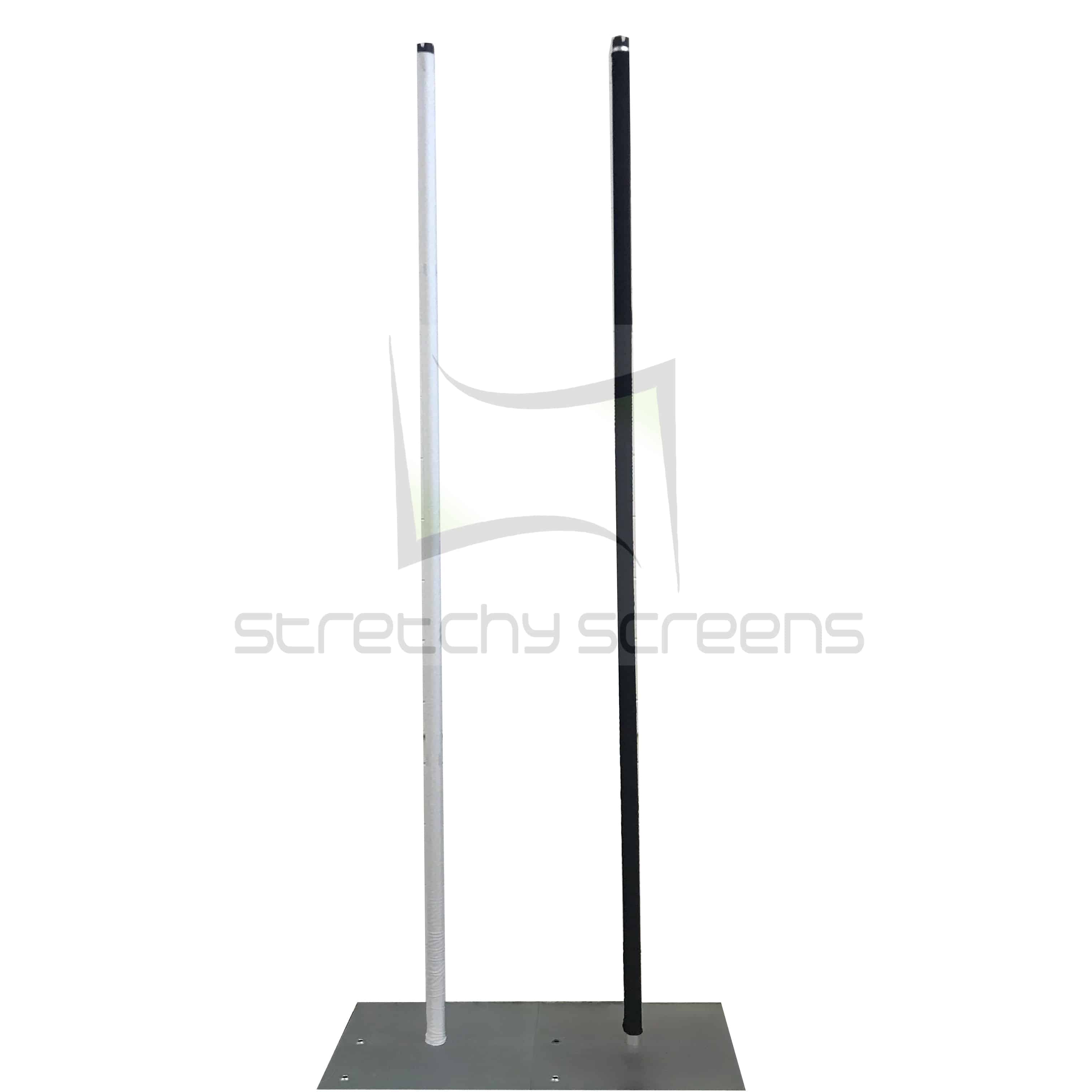 Spandex pole sleeves for pipe and drape upright