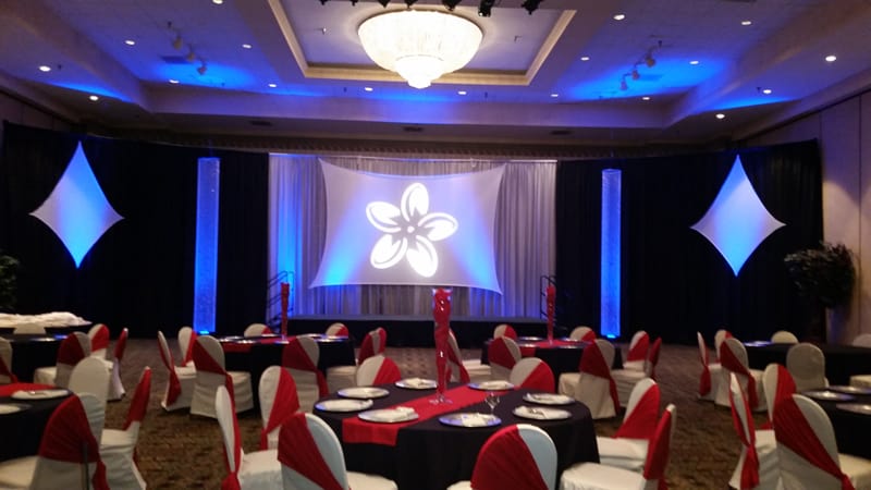 portable spandex projection screen