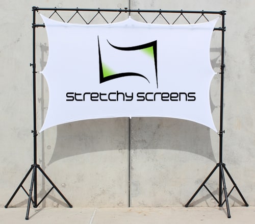 Stretch Projection Screens (7x5, 10x7, 12x9, 16x9, 20x10 Ft)