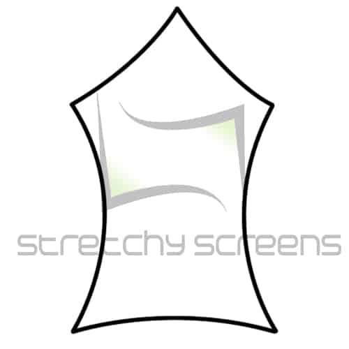5 Point Stretch Shape - StretchyScreens