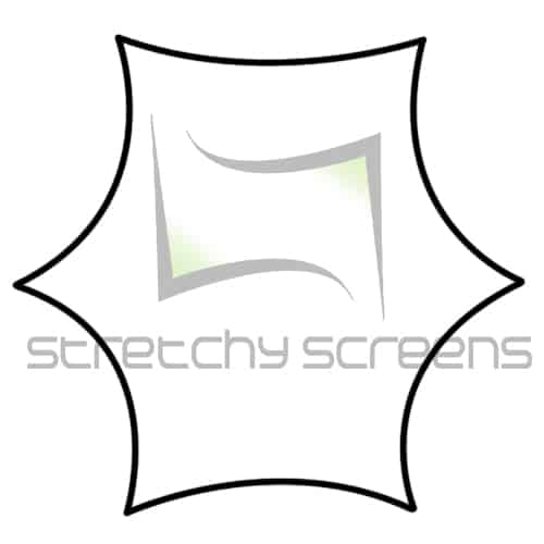 6 Point Stretch Shape (Splat) - StretchyScreens