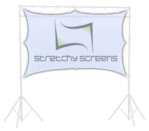 Stretch Projection Screens (7x5, 10x7, 12x9, 16x9, 20x12 Ft) - StretchyScreens