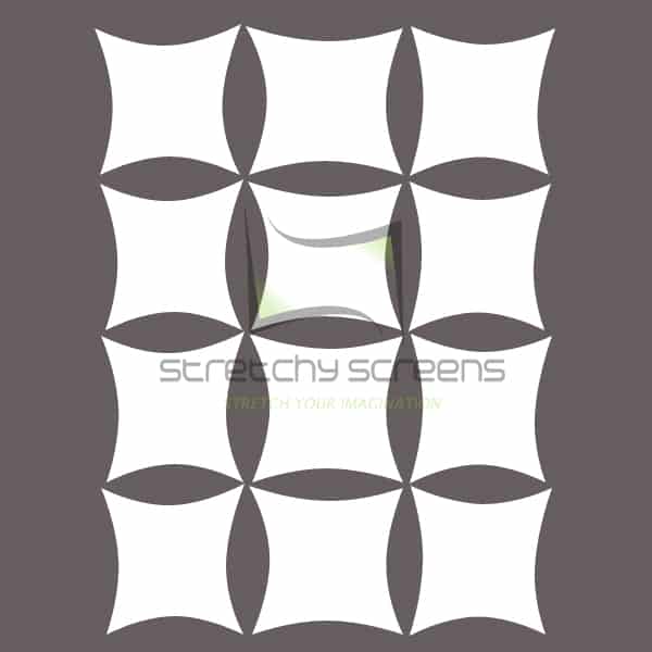Spandex Panel Wall - Square Tiles - StretchyScreens