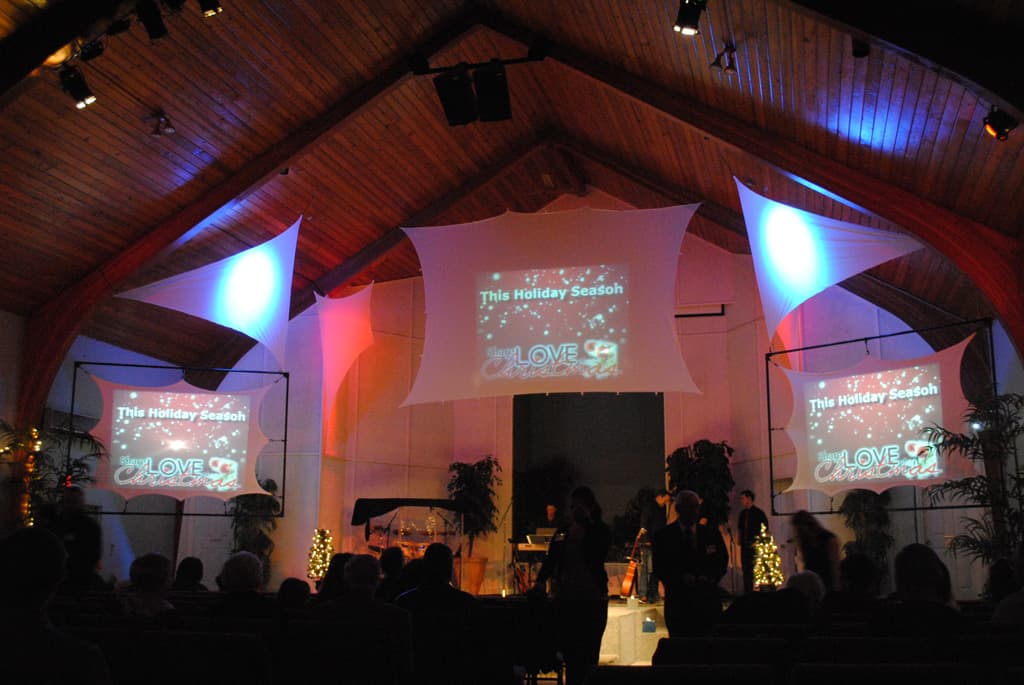 DJ Screen 12x9 Ft - StretchyScreens