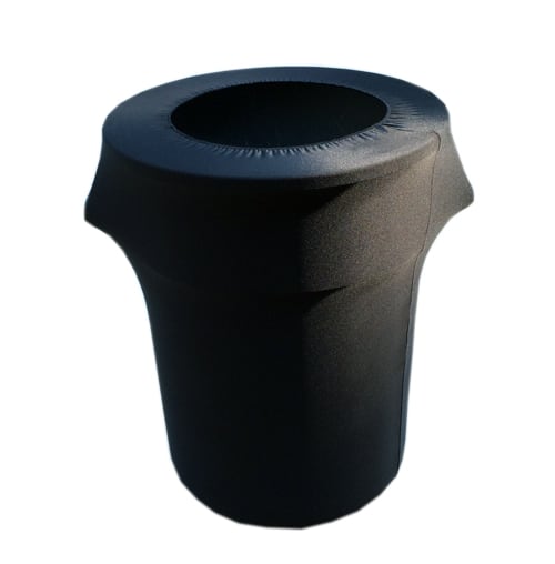Trash Can Cover - Spandex 55 Gallon Garbage Can Cover - StretchyScreens