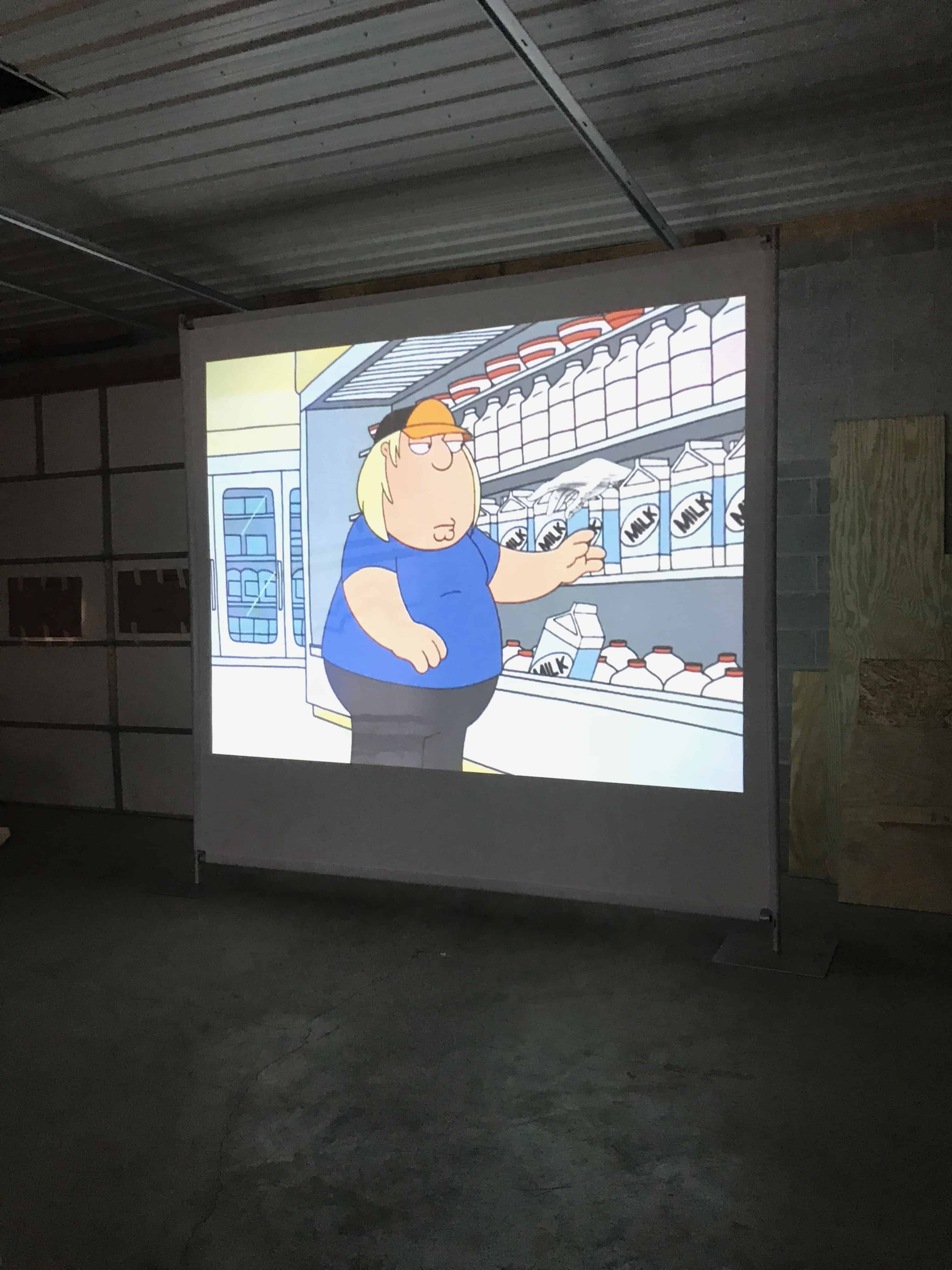 Video Projection Demo of Stretch Walls