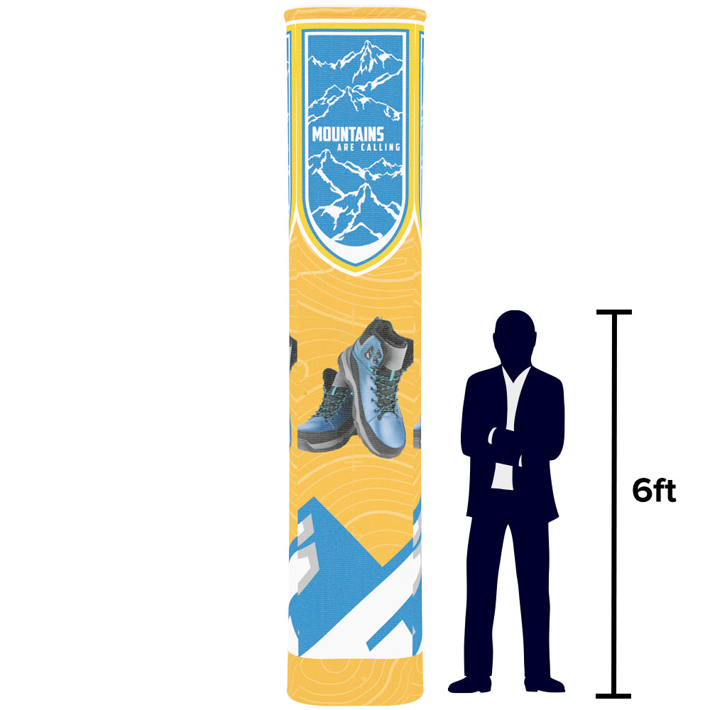 10 Ft x 2 Ft Fabric Tower