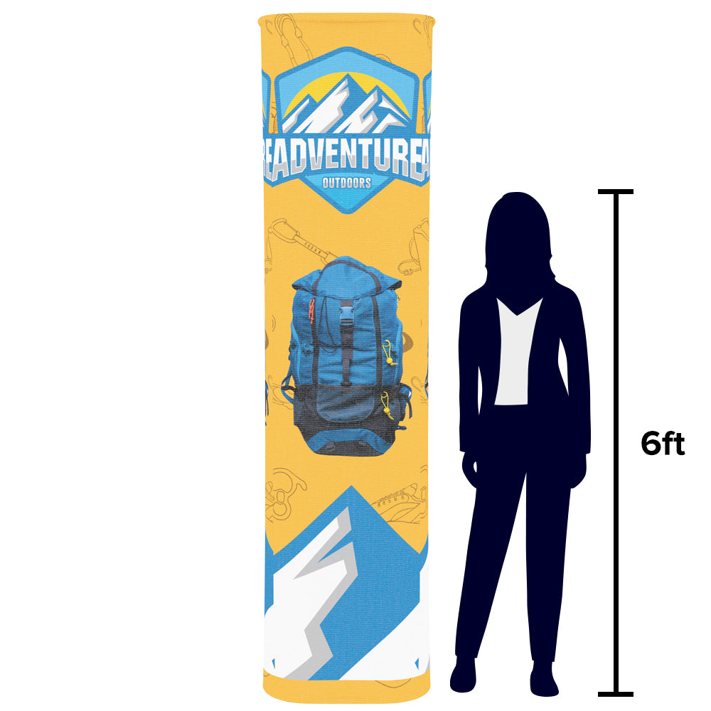 10 Ft x 2 Ft Fabric Tower
