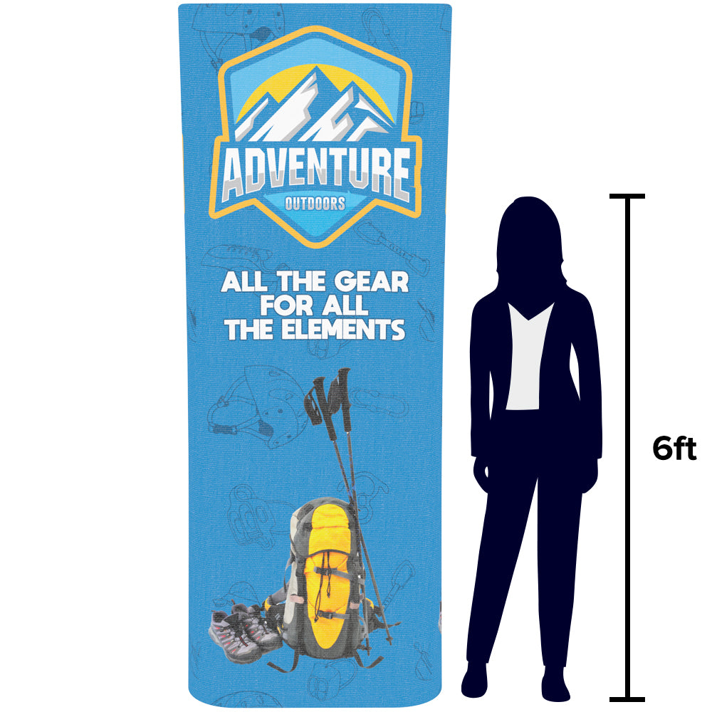 10 Ft x 3 Ft Fabric Tower