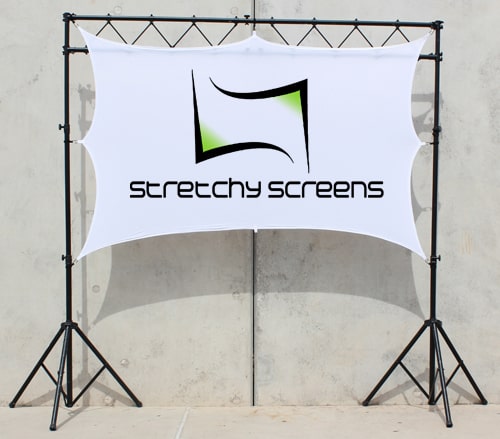 Stretch Projection Screens (7x5, 10x7, 12x9, 16x9, 20x12 Ft)