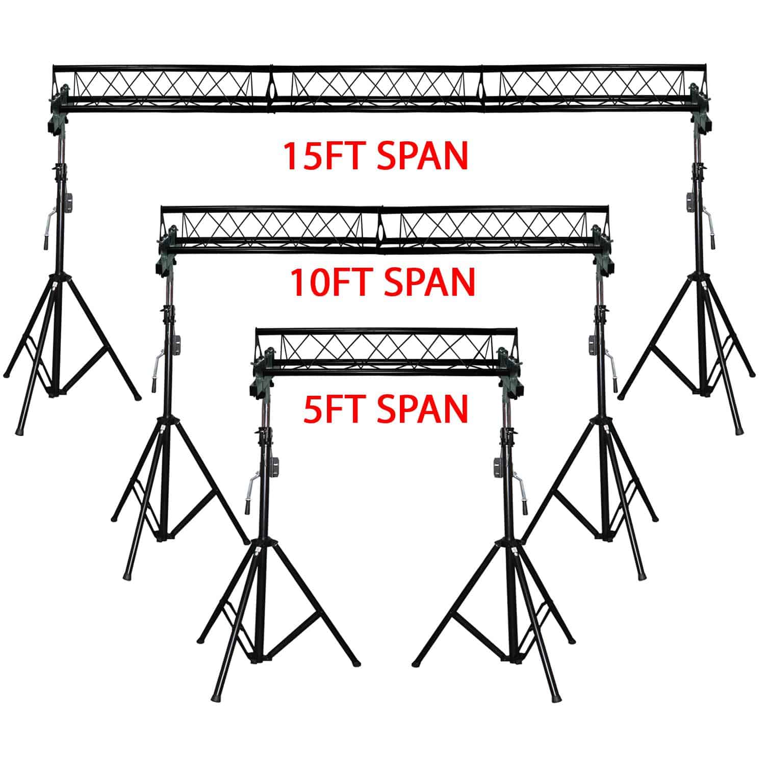 Triangle Crank Up Truss System (5,10 or 15 Feet)
